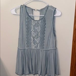 POL tank top in light blue